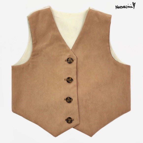 ¡¡💕2/$20!! Kids Vintage Reversible Vest - Picture 5 of 6